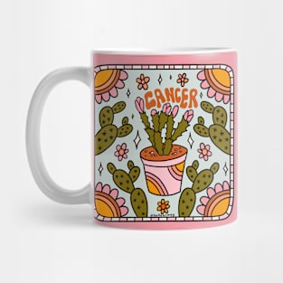 Cancer Zodiac Cactus Mug